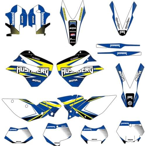 Motorcycle Sticker Graphic Decal Kit DECO For Husaberg FE390 FE450 FE570 FX450 FS570 2009 2010 2011 2012 FE 390 450 570