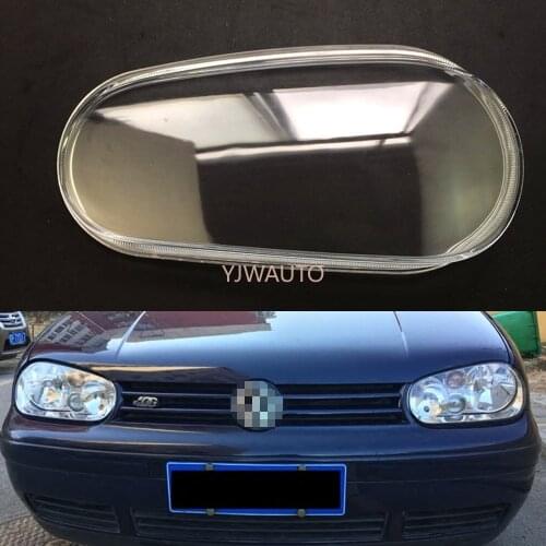 Headlamp Cover For Volkswagen VW Golf 4 2002 2003 2004 2005 2006 2007 Car Headlight Headlamp Clear Lens Auto Shell Cover
