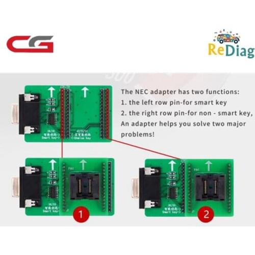 New Arrival CGDI MB CGMB NEC Adapter For Benz More Speed Faster Support NEC Keys Erase Read&Write CGDI MB Key programmer Prog