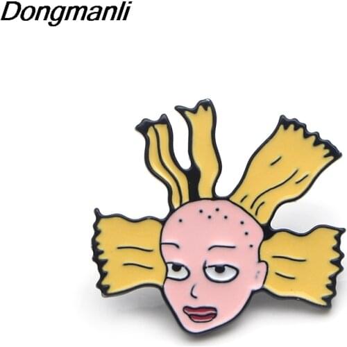 P3586 Dongmanli Cynthia Metal Enamel Pins and Brooches for Women Fashion Lapel Pin Backpack Bags Badge Gifts