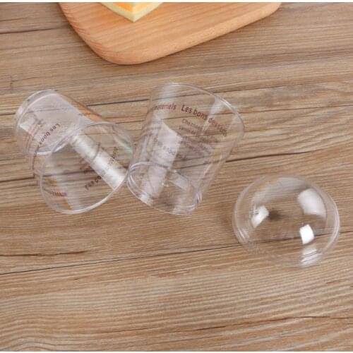 180ML Transparent Clear Plastic Food Cup with Covers Pudding Cake Jelly Cup Dessert Ice Cream Cup DIY Food Package