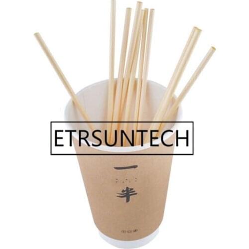 Wheat Straw Disposable Drinking Straw Biodegradable Eco-Friendly Drinking Straws For Wedding Birthday Party