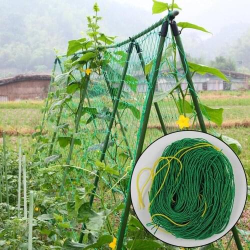 Garden Netting Multiple Sizes Nylon Plant Climbing Net Melon Fruit Morning Glory Vine Net Flower Cucumber Trellis Netting Suppo