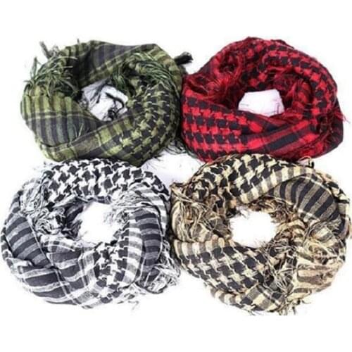 High Quality Arab Shemagh Keffiyeh Military Tactical Palestine Scarf For Men Shawl Kafiya Wrap Shemagh Scarf Fashion Scarves