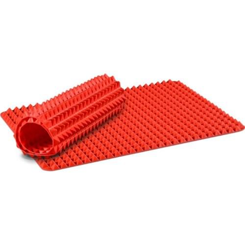 Silicone Baking Mats Non-Stick Silica Gel Microwave Oven Baking Tray Heat-Resistant for Kitchen Baking Barbecue Grilling Pans