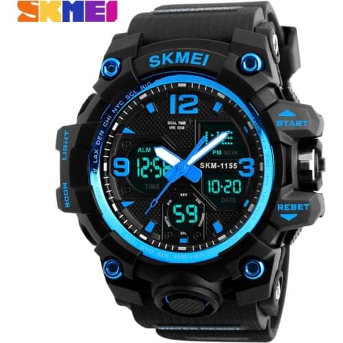 SKMEI 1155 Sports Watch Men Top Brand Luxury Famous LED Digital Watches Male Clocks Mens Watch Relojes Deportivos Herren Uhren