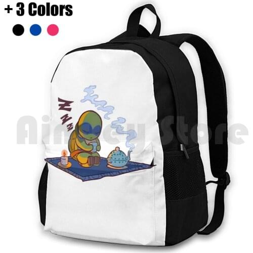 Sleepy Outdoor Hiking Backpack Riding Climbing Sports Bag Leonardo Leo Cute Chibi Sleepy Tea Asian Candle Sleep Band Leonardo