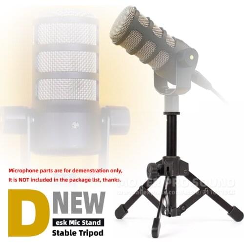 Extra Heavy Duty Desk Top Tabletop Mike Tripod Bracket Boom Hold For Rode PodMic Pod Mic Microphone Stand Rack Mount Holder