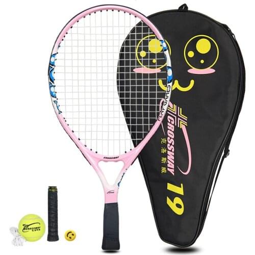The 19-Inch Composite Graphite Aluminum Alloy Tennis Racket Is Designed To Be Easy To Hold and Swing