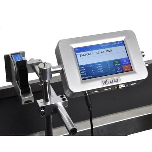 12.7mm 15 languages automatic coding machine mask Online Inkjet Printer Thermal Inkjet TIJ Printer for automatic conveyor belt