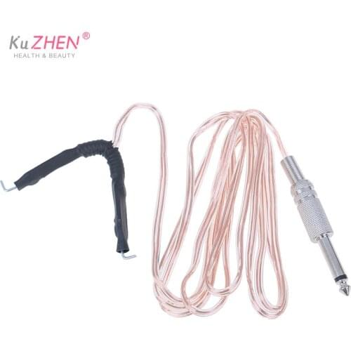 1.7m Professional Metal Head Transparent Microphone Clipcord Tattoo Hook Line For Tattoo Power Supply Machine Kit Switch Pedal