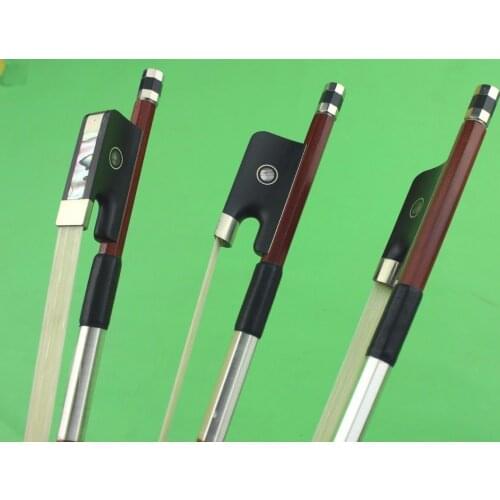 2pcs New PRO Superior Brazil wood cello bow 4/4 full size ebony frog