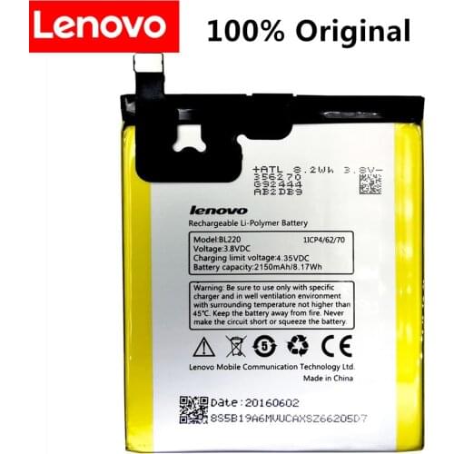 BL220 2150mAh Large Capacity Rechargeable Lithium Polymer CellPhone Battery For Lenovo S850 S850T