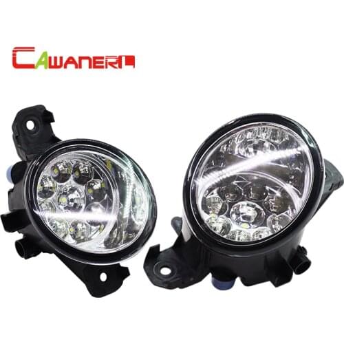 Cawanerl 2 x Car Styling Left + Right Fog Light LED Light For Nissan Maxima X-Trail Elgrand Almera Teana Wingroad March Pathfind