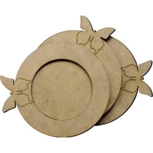 Butterfly Cup Six Wooden Object Code: b1 paintable decorative objects декоративные предметы под роспись