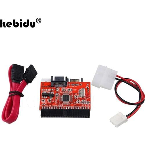 Kebidu 2 in 1 2.5" 40pin IDE to SATA / SATA to IDE Adapter Converter for DVD CD HDD Bidirectional Transfer for PC Computer