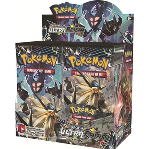 New 324Pcs Pokemon PTCG Cards TCG Sun & Moon Ultra Prism Pokemon Booster Box Collectible Tradiner Card Game Toy for Children