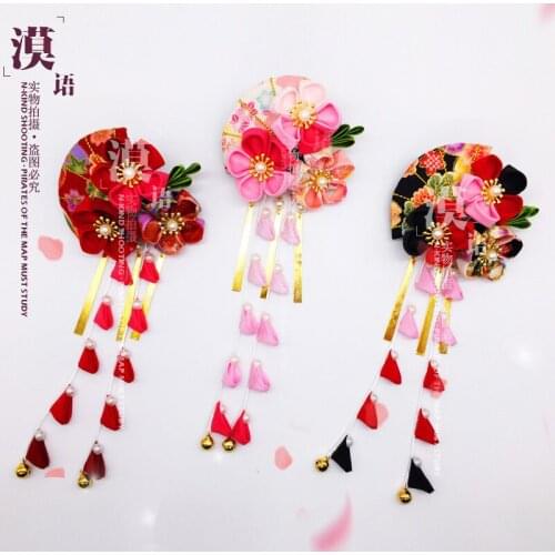 Original design Japanese kimono headwear hand made Classical hair clip props Multiple choices A