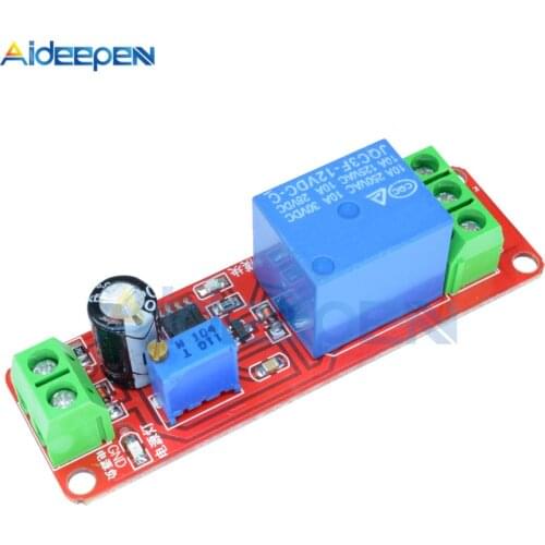 DC 5V 12V Time Delay Relay NE555 Time Relay Shield Timing Relay Timer Control Switch Car Relays Pulse Generation Duty Cycle