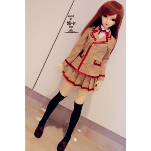 1/4 1/3 scale BJD School uniforms coat+shirt+skirt for BJD/SD clothing doll accessories,Not included doll,shoes,wig,accessories