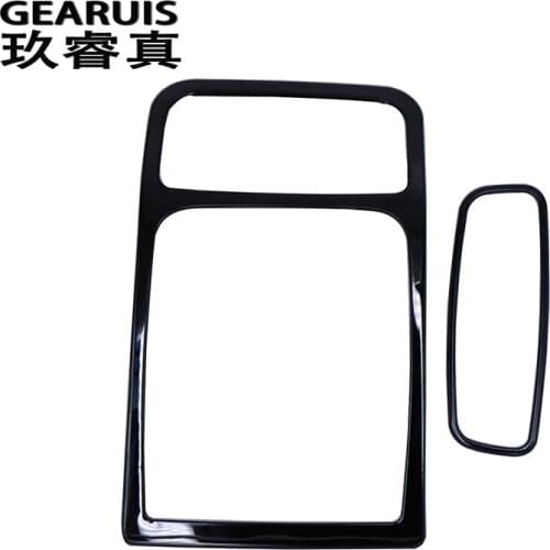 Car styling Interior molding Roof Reading Lamp frame decoration Black Stainless Steel Dome Light trim panel For Audi A3 8V Q3