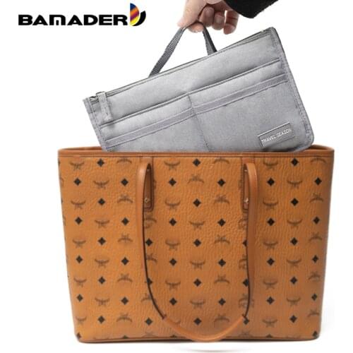 Bag In Bag BAMADER Large Capacity Double Zipper Inner Bag Cosmetic Travel Insert Organizer Tote Makeup Bag Apply To Women Bags