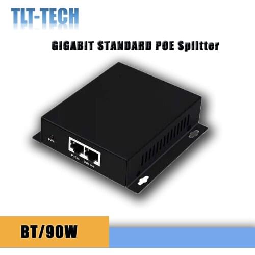 TLT-TECH Industrial Standard POE Gigabit POE Splitter DC12V Output POE Power Supply POE Switch