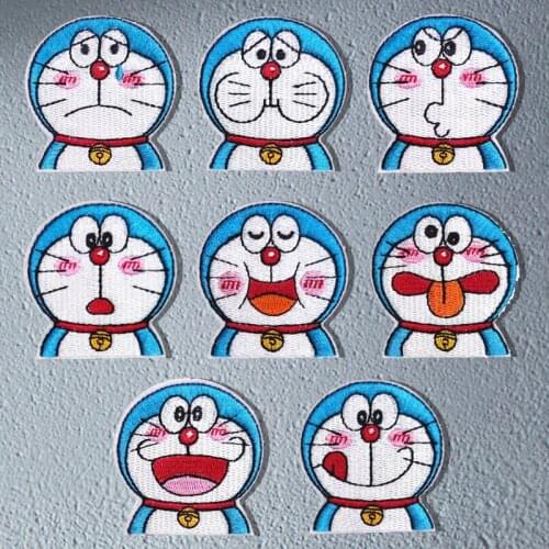 Japan Cartoon Anime Star Magic lovely Jingle Cat patches wholesale Iron on Embroidery for Childrens Clothes DIY Decoration
