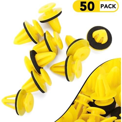 10mm Hole Universal Car Fastener Clips For mercedes mazda 3 renault toyota golf 4 opel passat b5 golf 7 for skoda ford focus 3