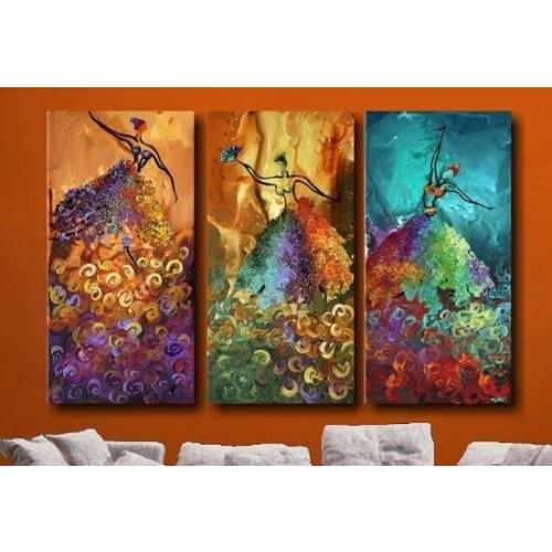 100% hand painted canvas art abstract oil painting wall art modern painting I love my home wall decor