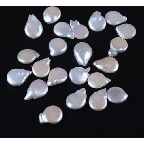 17*20mm White Loose Keshi Freshwater Pearls