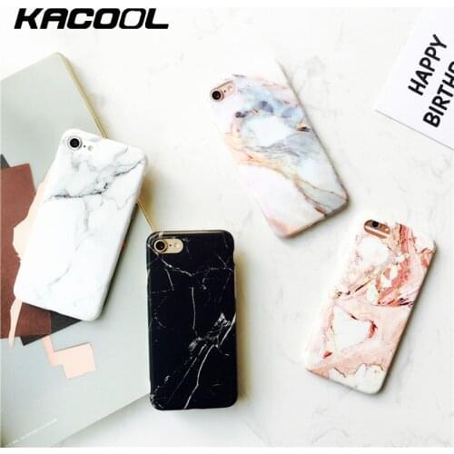 2019 Fashion Matte For iPhone 8 Plus Case Luxury Cover For iPhone X Marble TPU Cases Covers For iPhone 6/6s 7/7 Plus 8/8 Pluse