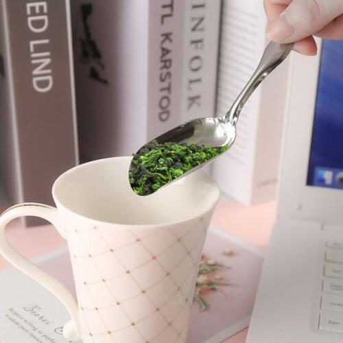 Tea Spoon Small Stainless Steel Coffee Spoon Tea Shovel Teaspoon Long Handle Dessert Spoon Tableware Teaware Accessories
