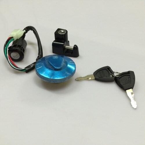 For Motorcycle Scooter Retro Little Monkey Orangutan Little Golden Boy New Locking Key Kit Fuel Tank Cap Helmet Lock