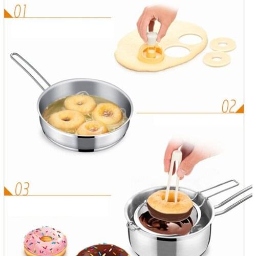 Donut Maker Mold Portable DIY Donut Waffle Maker With Dip Pipe For Mold Cake Bread Desserts Bakery Mould Kitchen Baking Tools