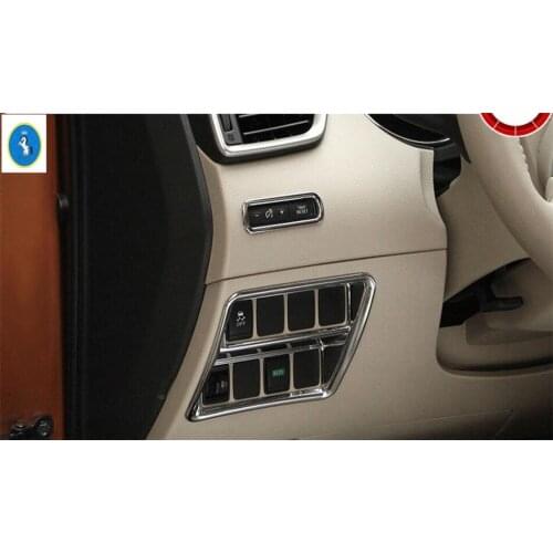 Yimaautotrims Odometer & Switch Console Dashboard Button Cover Trim Fit For Nissan Rogue / X-Trail 2014 - 2017 Auto Accessory