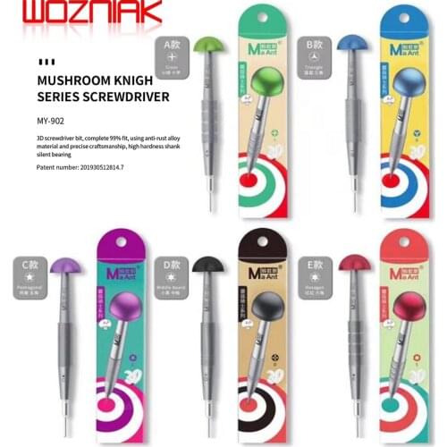 MAANT MY-902 3D Screwdriver High Hardness Anti Rust Cross Triangle Hexagon Pentagon Middle Board Type Phone Opening Repair Tools