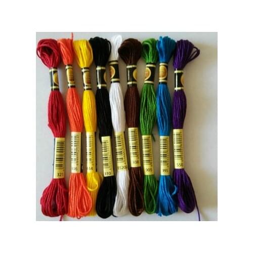 MM 10 pieces cxc two lables cross stitch threads / cross stitch embroidery thread / Custom threads colors 11
