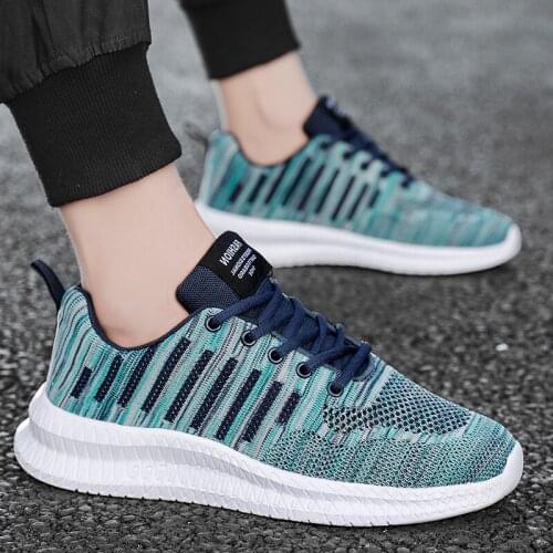Large size sports shoes mens shoes small size mens running shoes 2020 new summer leisure travel mesh breathable shoes