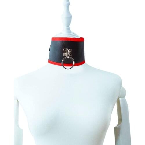 Soft Pu Leather Bdsm Collar Toys Comfortable To Wear Bondage Collar Slave Posture Adult Games Sexetoys Toys For Aldult Sex