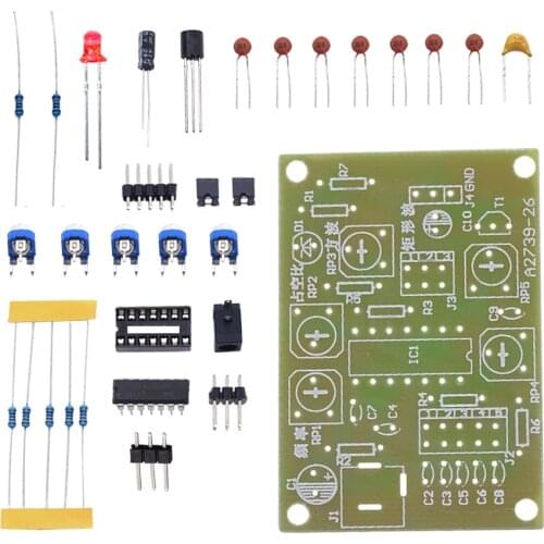 ICL8038 Function Signal Generator DIY Kit Set Multi-channel Sine Triangle Square Wave Signal PCB Board Electronic Parts 12V-24V