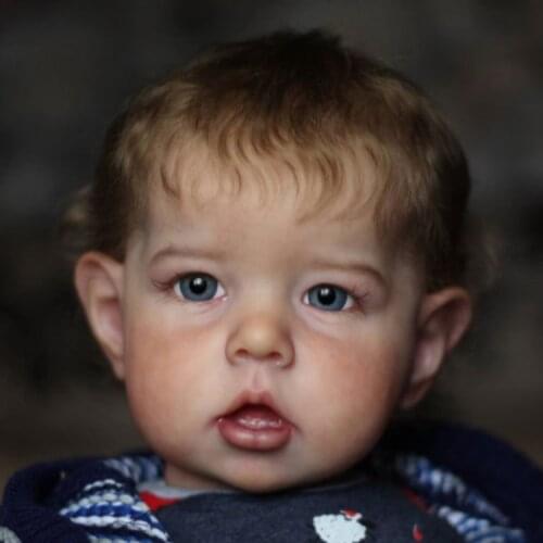 RBG Reborn Baby Doll 28 Inches Lifelike Cute Liam Vinyl Unpainted Unfinished Part DIY Blank Kit Surprise Gift Toys For Girl