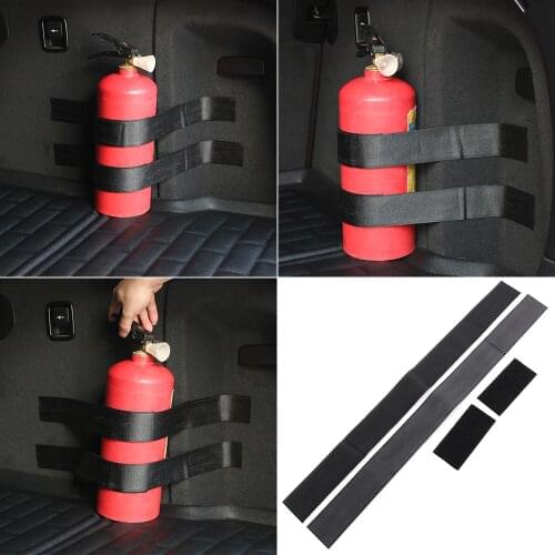 Cars Stickers Car Trunk Storage Bag Magic Tapes Fire Extinguisher Stickers for VW Polo Passat Golf 4 5 6 7 Jetta MK5 MK6 Tiguan