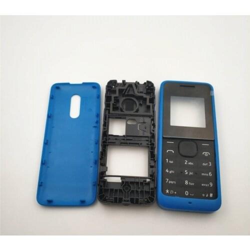 New For Nokia 105 1050 RM1120 Rm908 Full Complete Mobile Phone Housing Cover Case+English Keypad