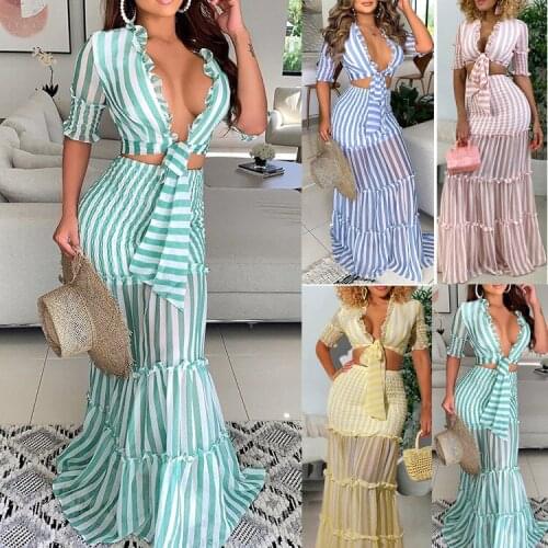 Women Vintage Plaid Half Sleeve High Waist Sweet Girls Dresses Mesh Patchwork Sexy Long Party Holiday Girls Vestido