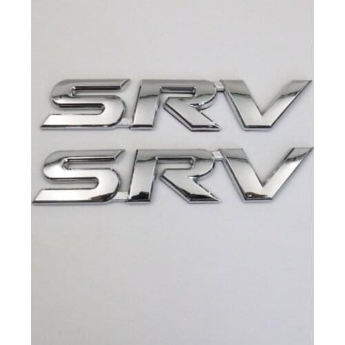 Drop shipping For Toyota SRV Emblem Rear Trunk Letter Script Side Fender Logo Sticker