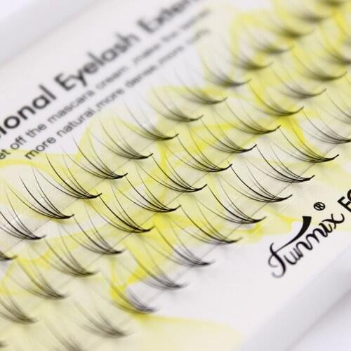 5D Cluster Fan Lashes Pteris clouds Grafting Individual Eyelashes C curl 0.07mm Natural Long Faux Mink Eyelash Extension