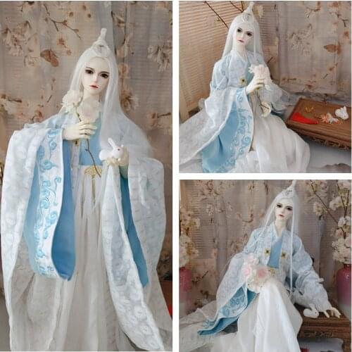 1/3 Scale BJD Clothes Accessories Ancient Costume Chinese Hanfu Fairy Dress For BJD/SD SSDF Tall 80cm Strong Uncle Doll A0809