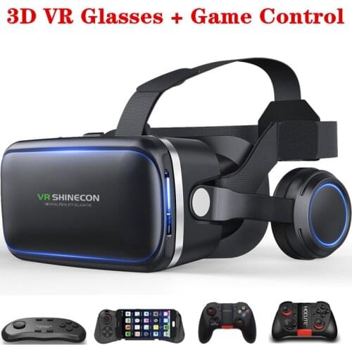 Virtual Reality 3D VR Glasses For 4.7-6.0 inches Smart Phones Edition Headset Version Optional Bluetooth Game Controller Toys