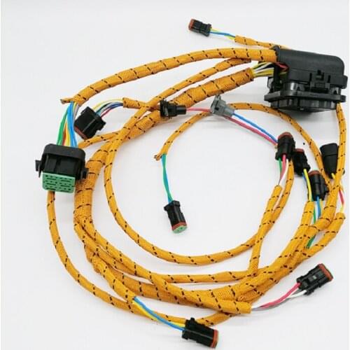 CAT E324D E326D E329D Excavator C7 Diesel Engine Wiring Harness 381-2499